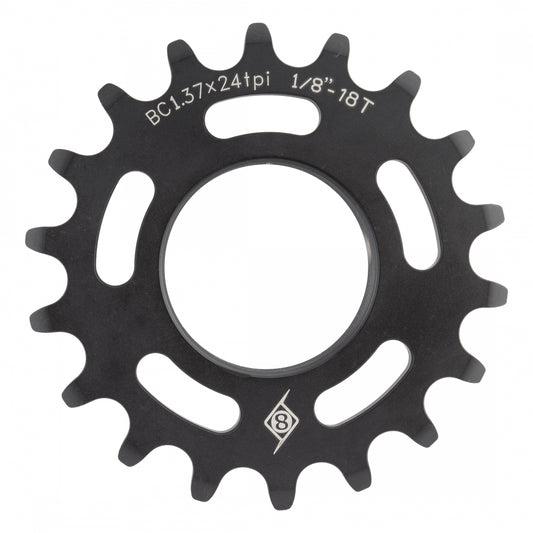 COG TRACK OR8 18Tx1/8 BK