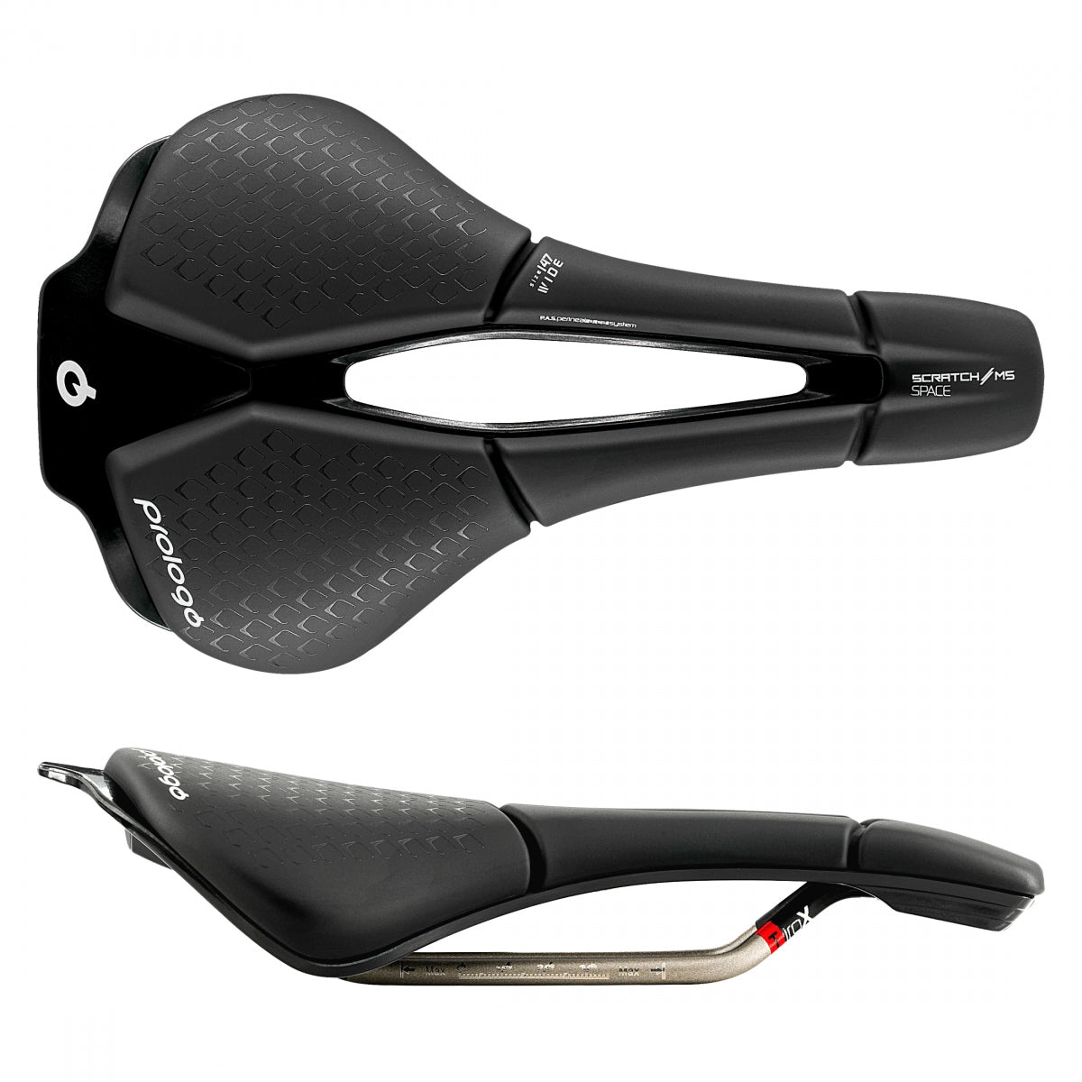 SADDLE PROLOGO SCRATCH M5 PAS SPACE TIROX 147 BK WIDE