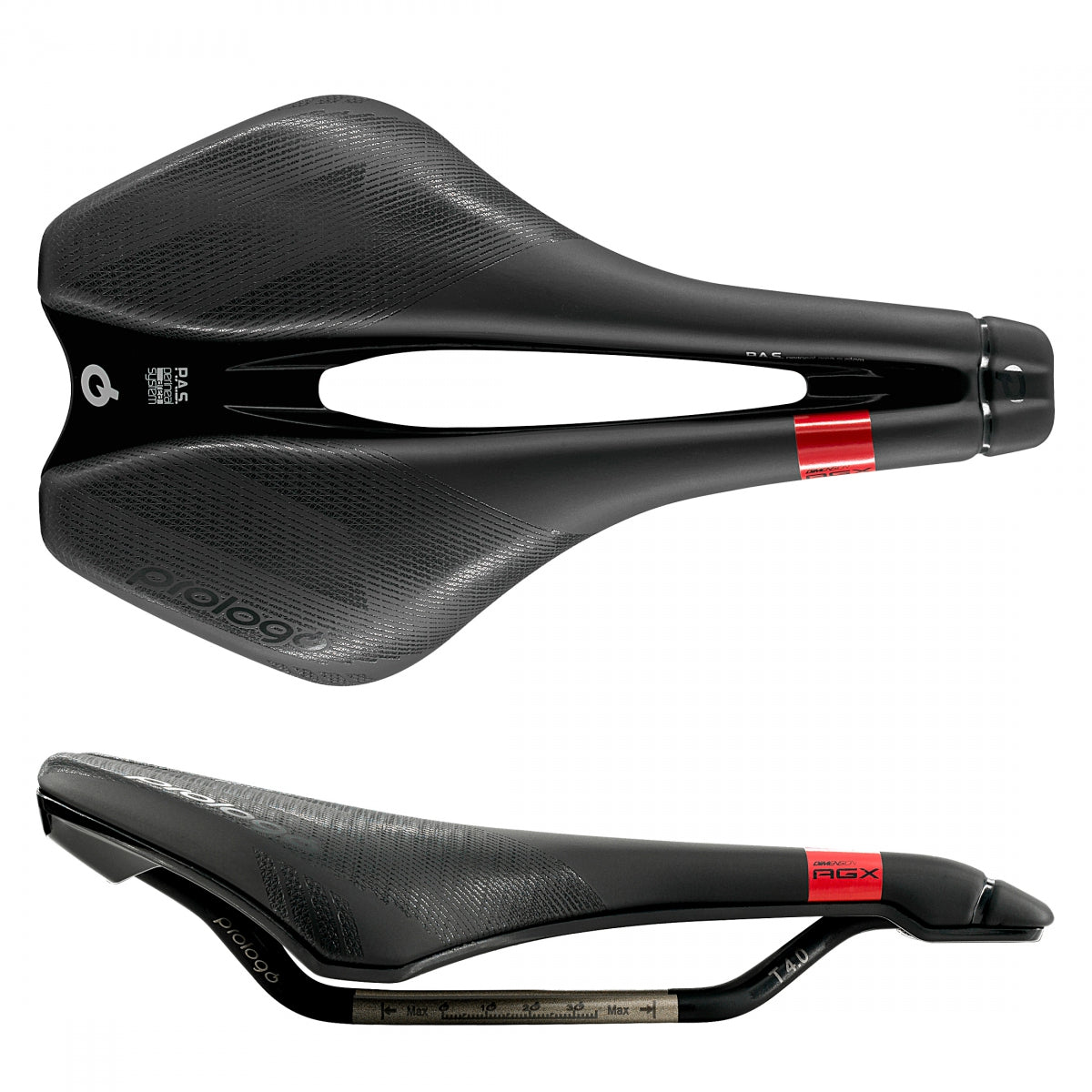 SADDLE PROLOGO DIMENSION AGX T4.0 143 BK