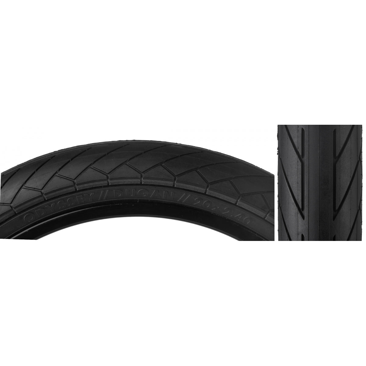 TIRE ODY TOM DUGAN SLICK 20x2.4 BK/BK WIRE