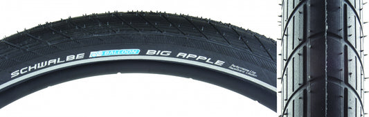 TIRE SWB BIG APPLE 20x2.15 PERF LITE R-GUARD BK/BSK/REF ENDURANCE E25 WIRE