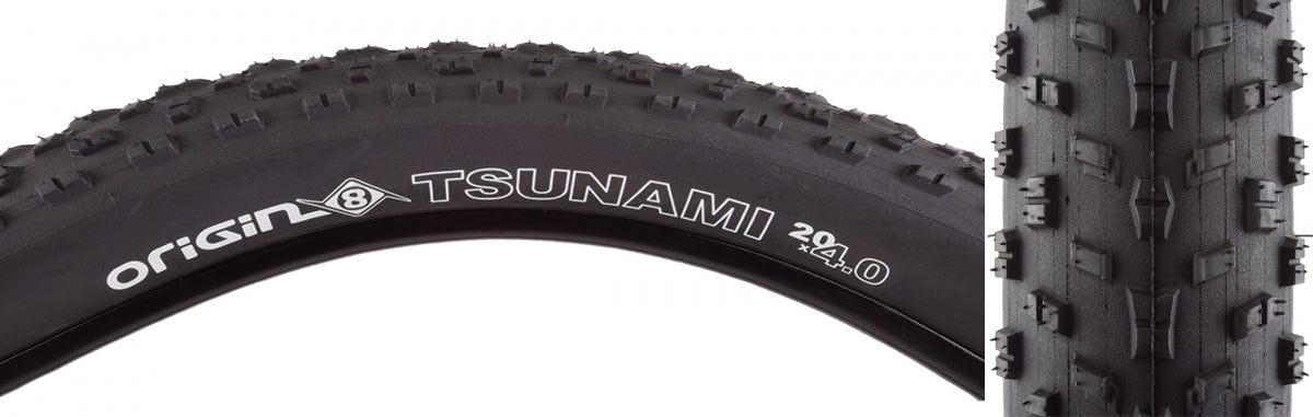 TIRE OR8 TSUNAMI 20x4.0 WIRE BK/BK