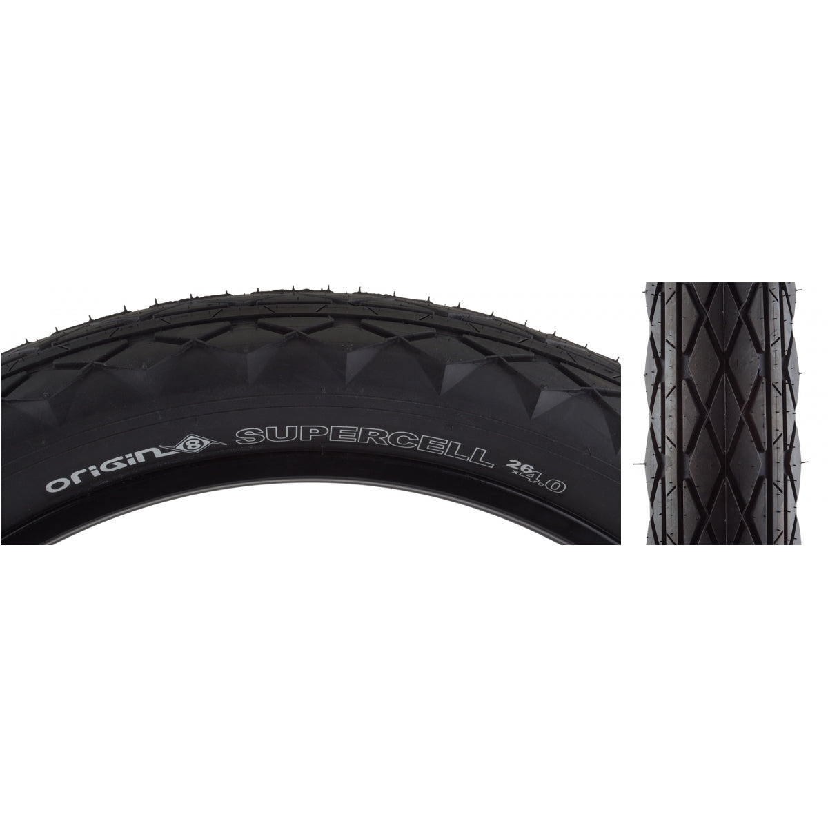 TIRE OR8 SUPERCELL 26x4.0 WIRE BK/BK