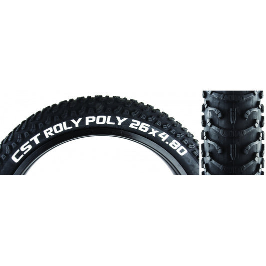 TIRE CSTP ROLY POLY 26x4.8 BK/BK WIRE SC