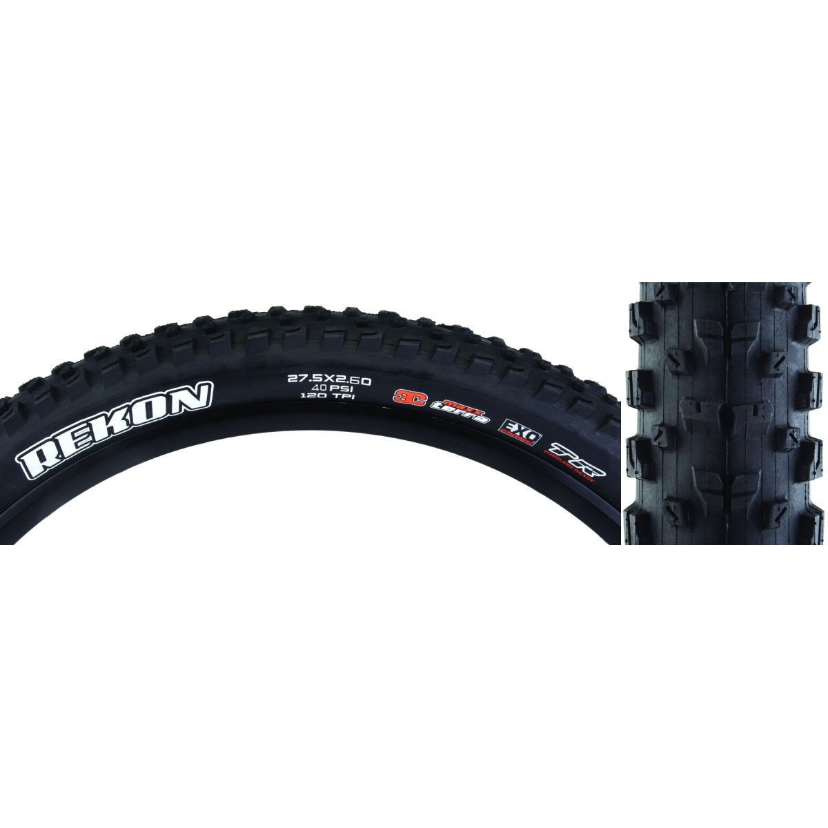 TIRE MAX REKON 27.5x2.6 BK FOLD/120 TERRA/EXO/TR