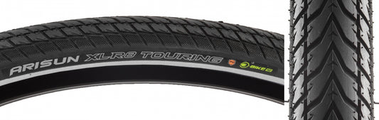 TIRE ARISUN XLR8 TOURING 700x35 BK/REF WIRE/60 PD E50