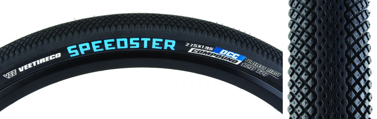 TIRE VEE SPEEDSTER 27.5x1.95 BK/BK FOLD/120/TLR/DCC/B-PROOF E25