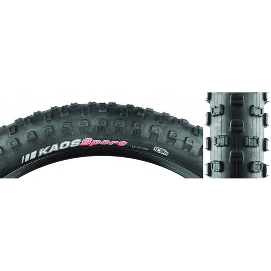 TIRE KEN KAOS SPORT 20x2.8 BK/BK L3R-PRO/60 WIRE 35psi