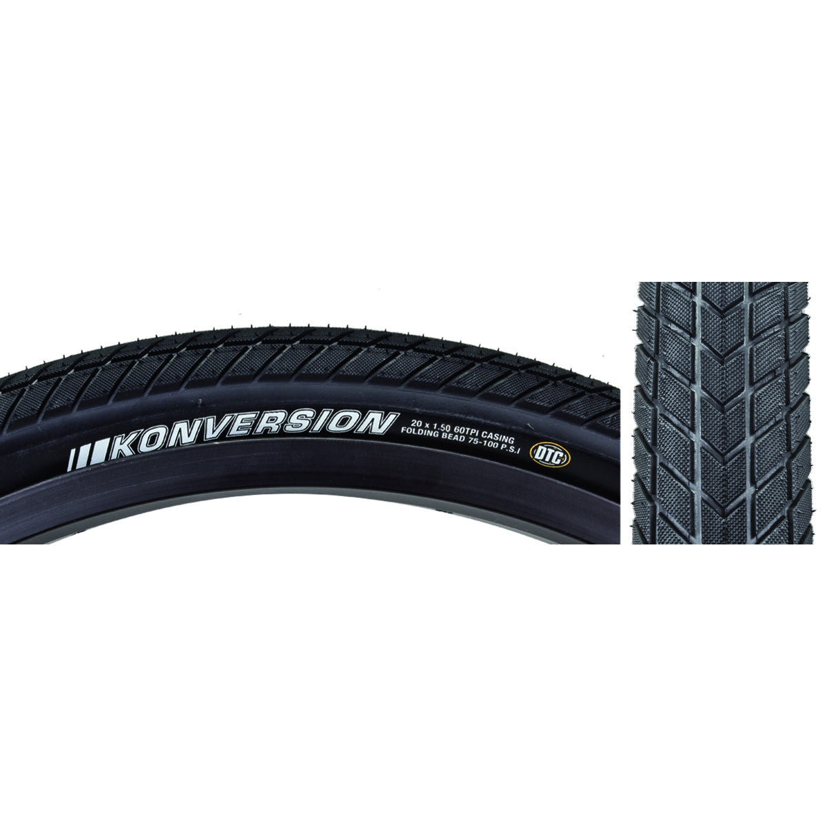 TIRE KEN KONVERSION ELITE 20x1.5 BK/BK DTC FOLD 100psi