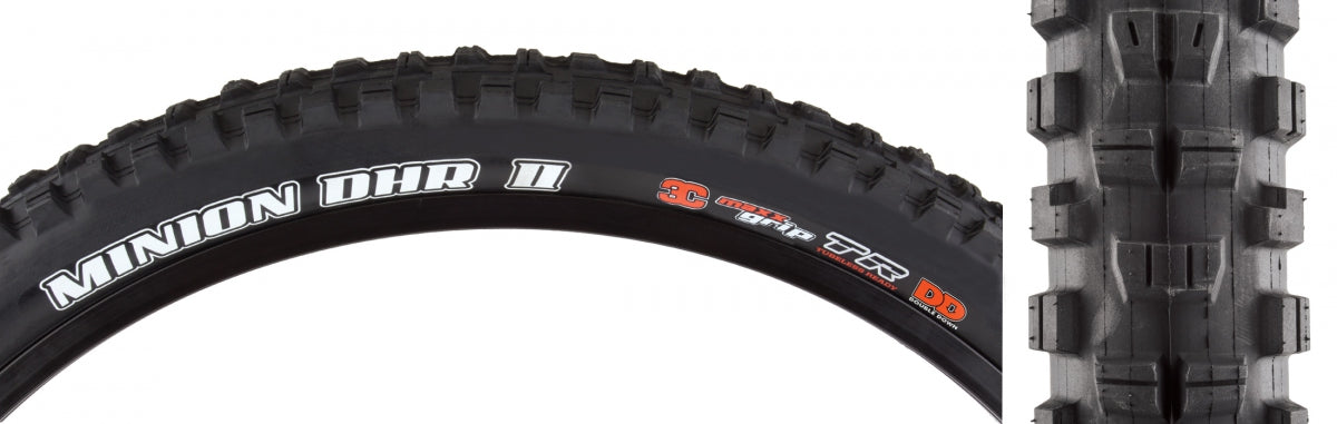 TIRE MAX MINION DHR II 29x2.4 BK FOLD/120x2 3CG/DD/TR/WT