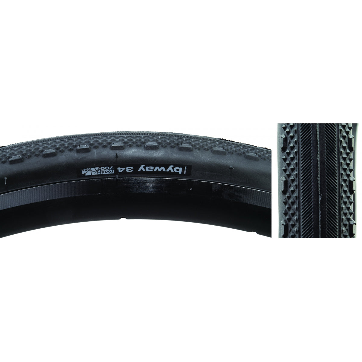 TIRE WTB BYWAY 700x34 BK/BK ROAD TCS FOLD