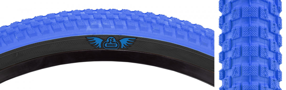 TIRE SE BIKES CUB 24x2.0 BU/BK WIRE/27/MPC