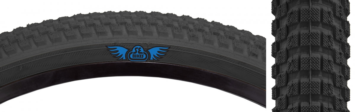 TIRE SE BIKES CUB 24x2.0 BK/BK WIRE/27/MPC