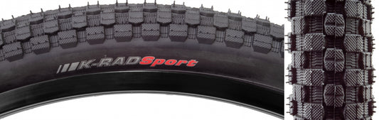 TIRE KEN K-RAD SPORT 24x1.75 BK/BK SRC/60 WIRE 65psi