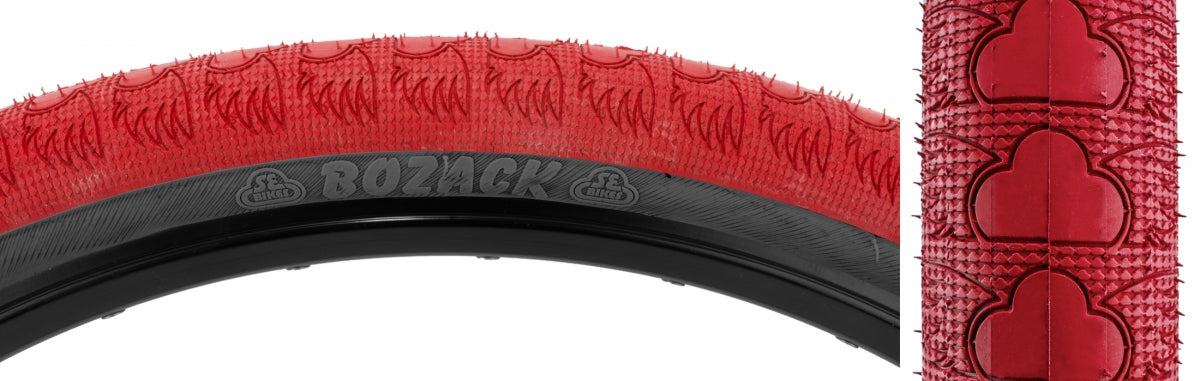 TIRE SE BIKES SE BOZACK 24x2.4 RD/BK WIRE/27/MPC