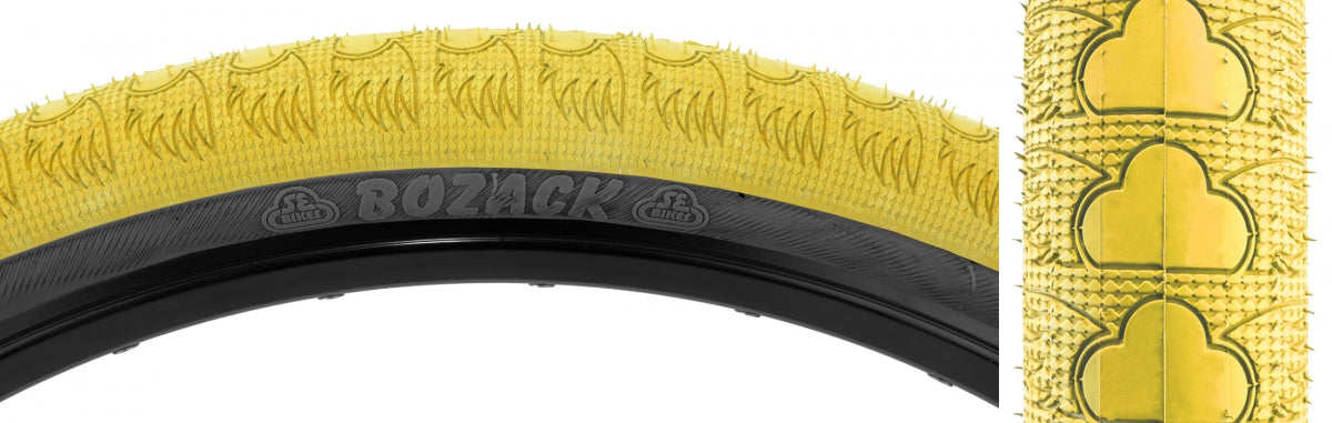 TIRE SE BIKES SE BOZACK 24x2.4 YEL/BK WIRE/27/MPC