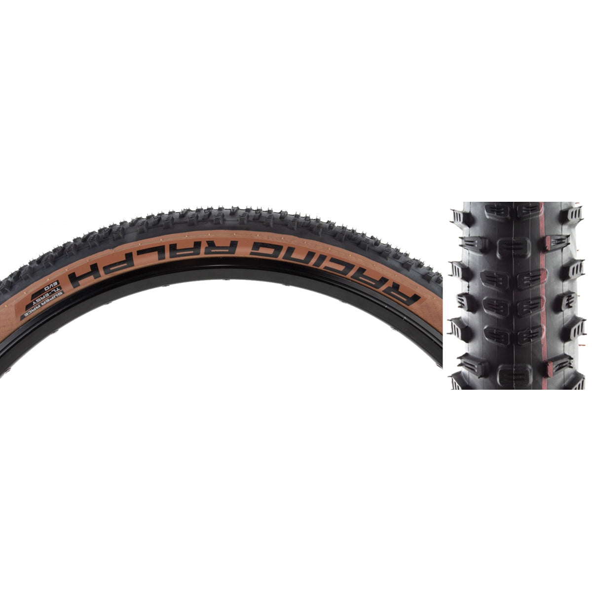 TIRE SWB RACING RALPH 29x2.25 EVO S-RACE BK/BNSK ADDIX SPEED TLR FOLD