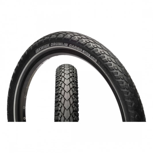 TIRE KEN KWICK DRUMLIN CARGO 20x2.0 BK/BK/REF KS/4-PLY/60 WIRE 75psi E25