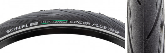 TIRE SWB SPICER 26x1.5 ACTIVE LITE GN-GUARD BK/BSK/REF GN-COMPOUND E25 WIRE