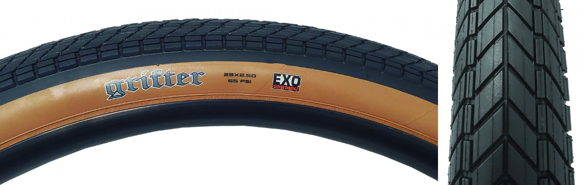 TIRE MAX GRIFTER 29x2.5 BK/TAN WIRE/60 SC/EXO