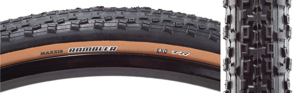 TIRE MAX RAMBLER 700x45 BK/TAN FOLD/60 DC/EXO/TR