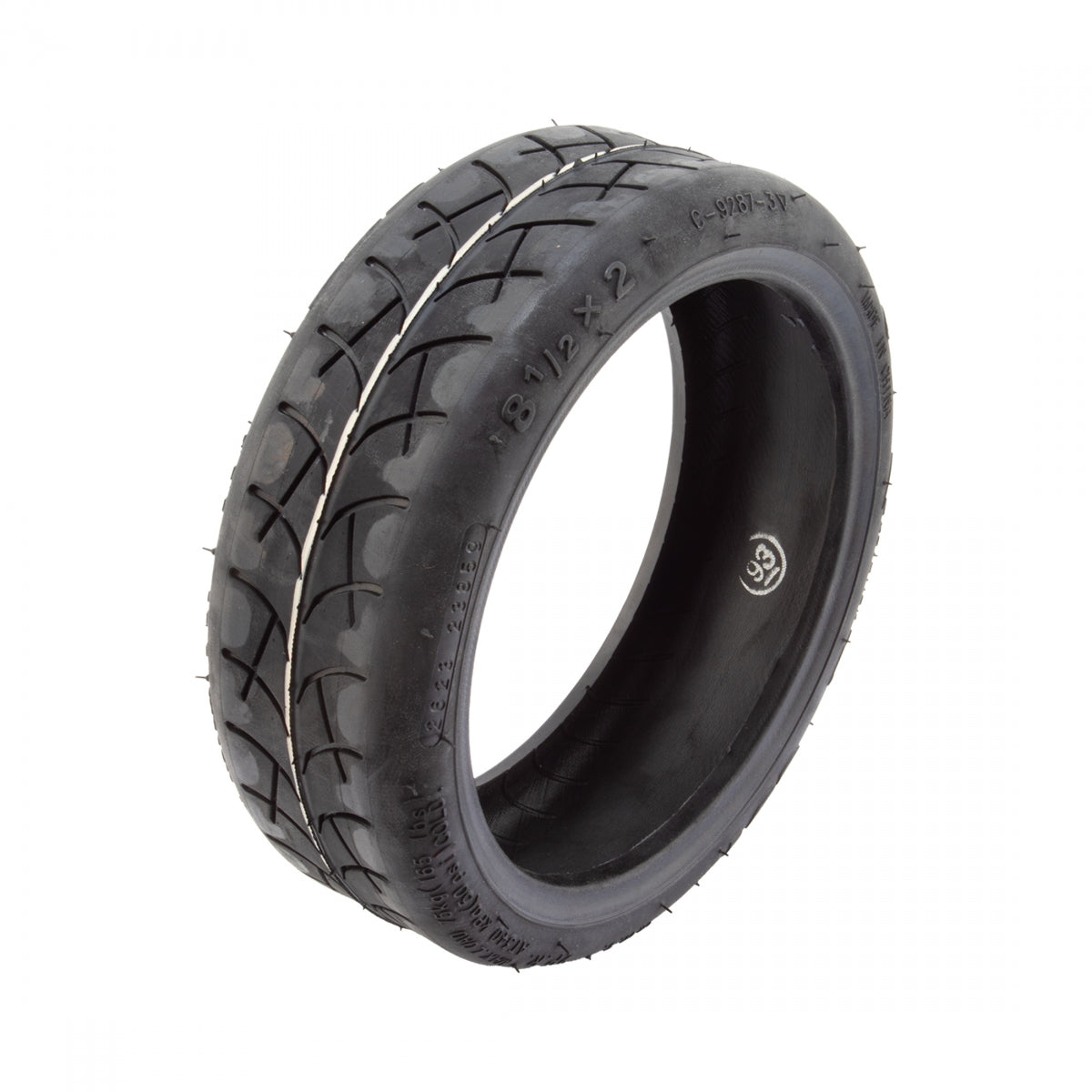 TIRE CST SCOOTER 8-1/2x2 BK/BK C9287 WIRE