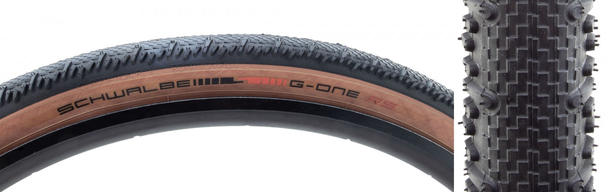 TIRE SWB G-ONE RS 700x35 EVO S-RACE V-GUARD BK/YSK ADDIX TLR FOLD