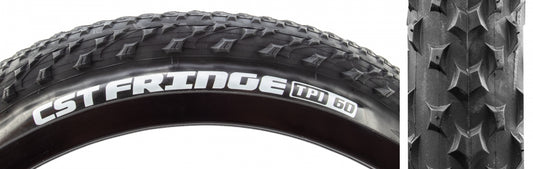 TIRE CSTP FRINGE 20x2.8 BK/BK WIRE SC