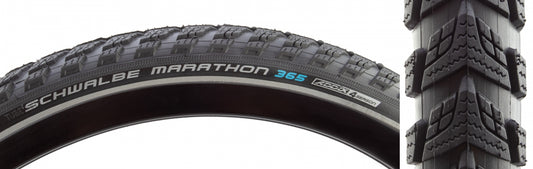 TIRE SWB MARATHON 365 700x38 PERF GN-GUARD BK/BK/REF FOUR SEASON E50 DYNAMO WIRE