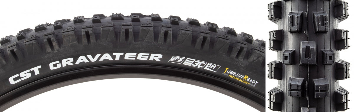 TIRE CSTP GRAVATEER 27.5x2.5 BK/BK FOLD3C/TLR/DH