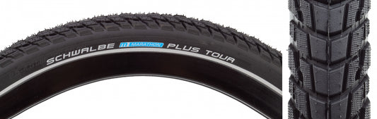 TIRE SWB MARATHON PLUS TOUR 700x38 PERF SM-GUARD BK/BK/REF ADDIX E50 WIRE