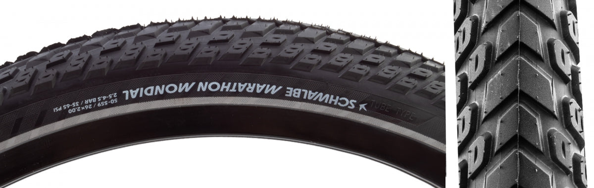 TIRE SWB MARATHON MONDIAL 26x2.0 PERF R-GUARD BK/BSK/REF ADDIX E50 WIRE