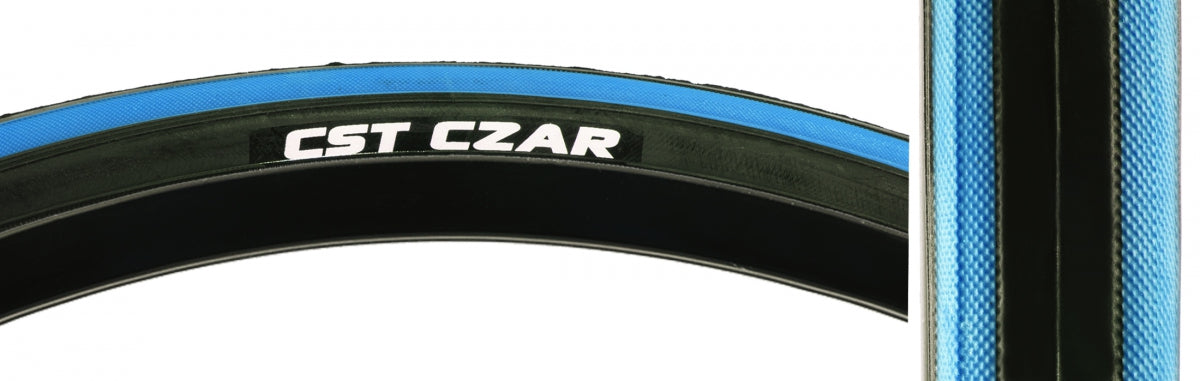 TIRE CSTP CZAR 700x23 BK/BU 120lb WIRE