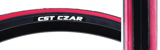 TIRE CSTP CZAR 700x25 BK/RD 120lb WIRE