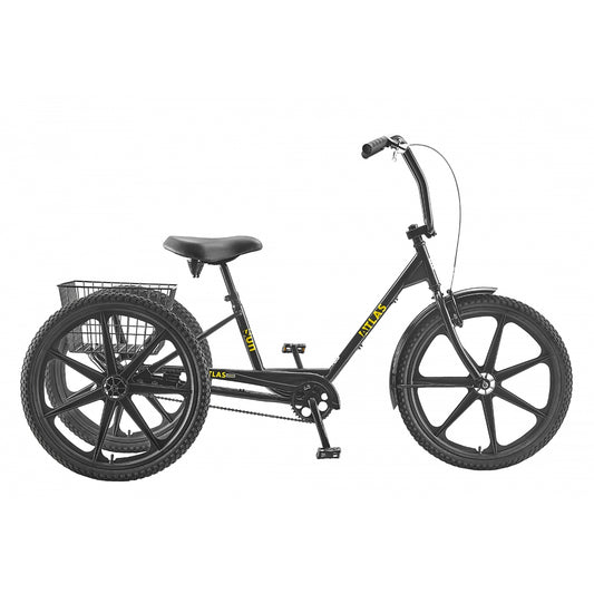 TRIKE SUN ATLAS TRANSIT BLK 24***W/ BLK BASKET*** / WHEELS NOT INCLUDED* (H)