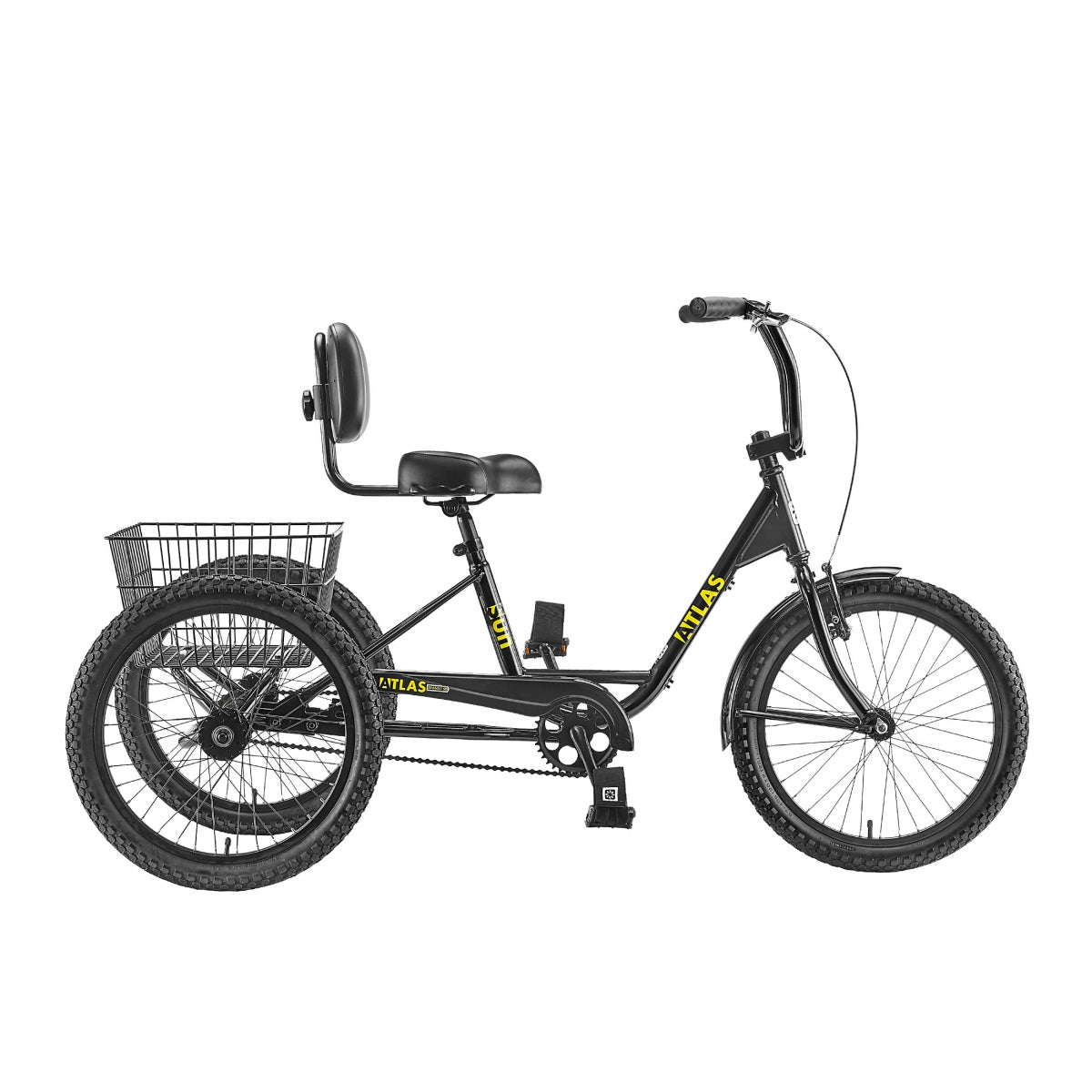 TRIKE SUN ATLAS TRANSIT SD BK***W/BLACK BASKET***