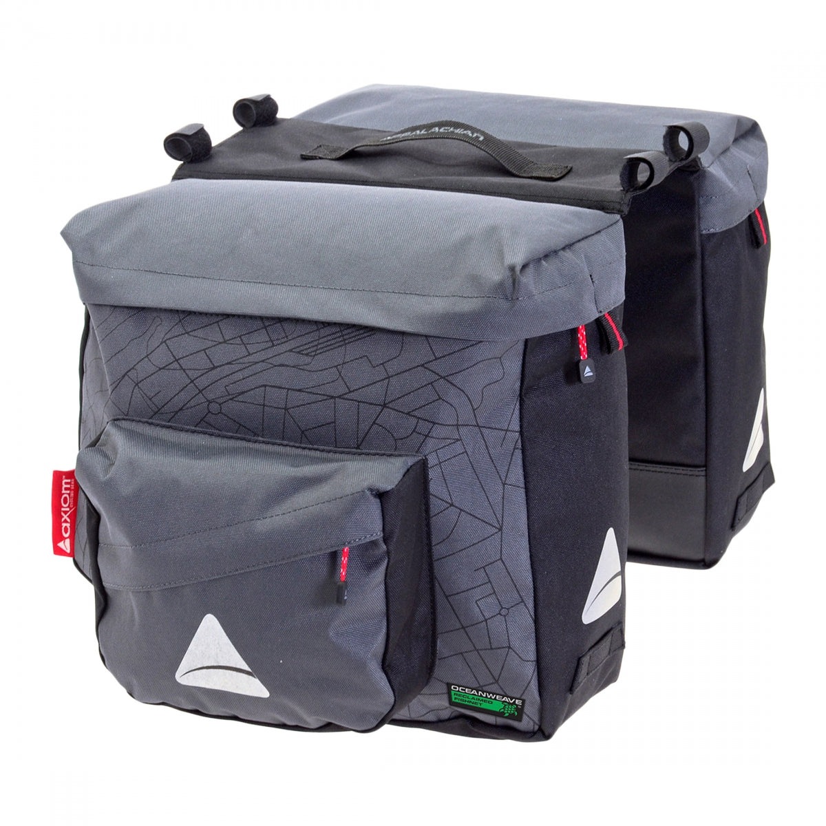 BAG AXIOM PANNIER SEYMOUR O-WEAVE TWIN P25 GY/BK