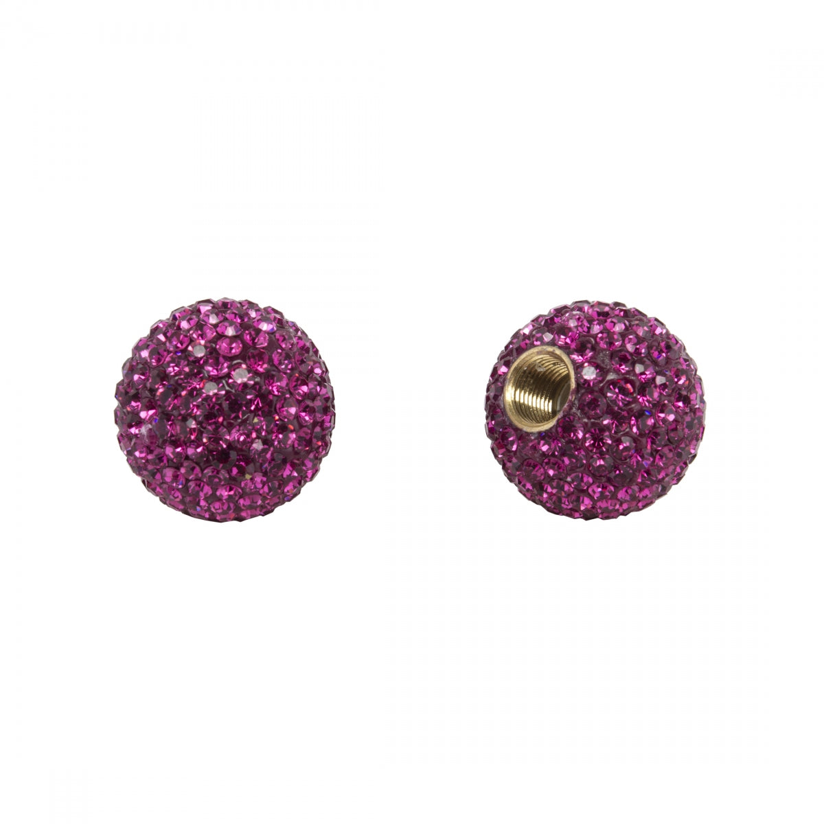 VALVE CAPS C-CANDY BLING CRYSTAL FUCSIA