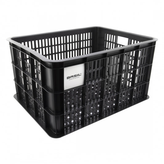 BASKET BASIL RR RACTOP CRATE L 40L BK RECYCLED MATERIAL