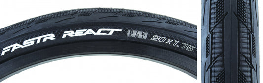 TIRE TIOGA FASTR REACT BLK LBL 20x1.75 FOLD BK