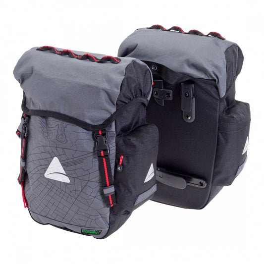 BAG AXIOM PANNIER SEYMOUR O-WEAVE 22+ GY/BK