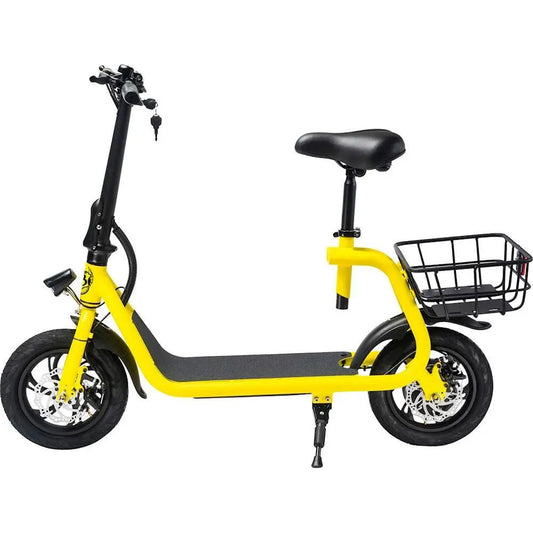 Phantom C1 Sit and Go Foldable Scooter Yellow - trickebikes